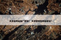 天津省网站推广营销？ 天津营销型网站建设？
