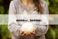 湖南常德seo，湖南常德撞人