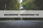 福建企业网站定制推广（福建企业网站定制推广方案）