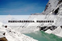 网站建设大类选择哪些方向，网站建设主要包括