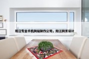 阳江专业手机网站制作公司，阳江网页设计