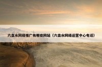六盘水网络推广有哪些网站（六盘水网络运营中心电话）