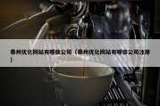 泰州优化网站有哪些公司（泰州优化网站有哪些公司注册）