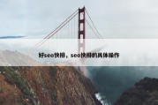 好seo快排，seo快排的具体操作