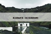 夹江网站开发（夹江在线网招聘）