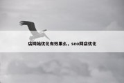 店网站优化有效果么，seo网店优化