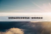 宜宾网站定制企业推荐信息（宜宾本地企业）
