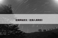 左旗网站优化（左旗人民政府）