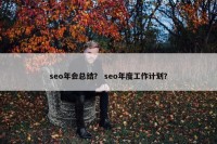 seo年会总结？ seo年度工作计划？