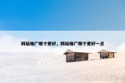 网站推广哪个更好，网站推广哪个更好一点