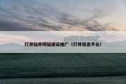 打井钻井网站建设推广（打井信息平台）