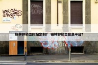 锡林郭勒盟网站定制？ 锡林郭勒盟信息平台？