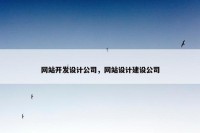 网站开发设计公司，网站设计建设公司
