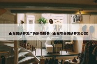 山东网站开发广告制作服务（山东专业网站开发公司）