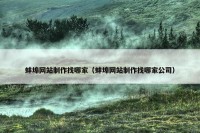 蚌埠网站制作找哪家（蚌埠网站制作找哪家公司）