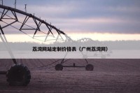 荔湾网站定制价格表（广州荔湾网）