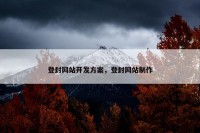 登封网站开发方案，登封网站制作