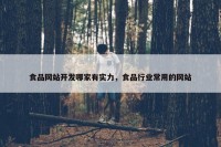 食品网站开发哪家有实力，食品行业常用的网站