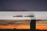 seo主管薪资，seo主管简历