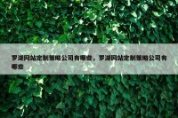 罗湖网站定制策略公司有哪些，罗湖网站定制策略公司有哪些