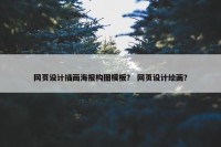 网页设计插画海报构图模板？ 网页设计绘画？