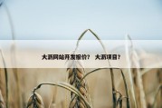 大沥网站开发报价？ 大沥项目？