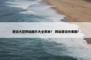 建设大型网站图片大全简单？ 网站建设效果图？