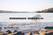 德州营销型网站定制（德州营销策划公司）