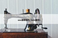 seo涨粉技巧（seo提升）