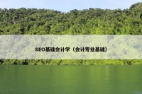 SEO基础会计学（会计专业基础）
