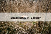 豆瓣芜湖网站建设公司？ 豆瓣网总部？