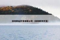 深圳网站开发有限公司（深圳网页开发）