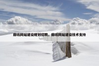 廊坊网站建设规划招聘，廊坊网站建设技术支持
