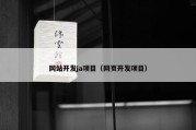 网站开发ja项目（网页开发项目）