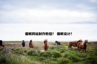 催眠网站制作教程？ 催眠设计？