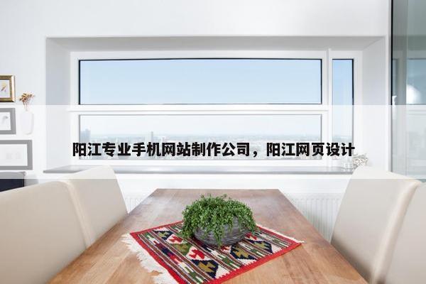 阳江专业手机网站制作公司，阳江网页设计
