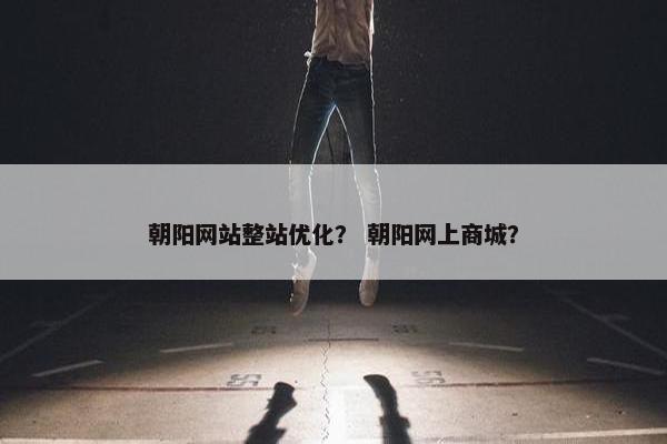 朝阳网站整站优化？ 朝阳网上商城？