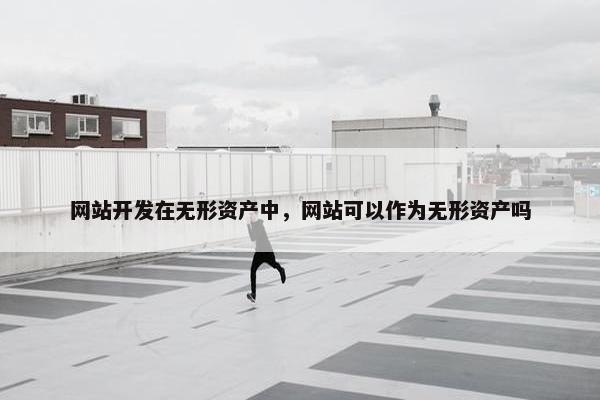 网站开发在无形资产中，网站可以作为无形资产吗