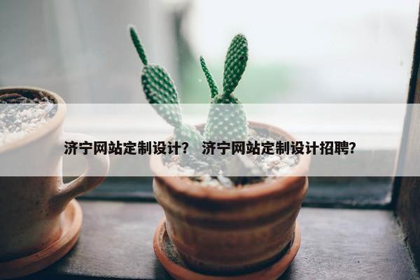 济宁网站定制设计？ 济宁网站定制设计招聘？
