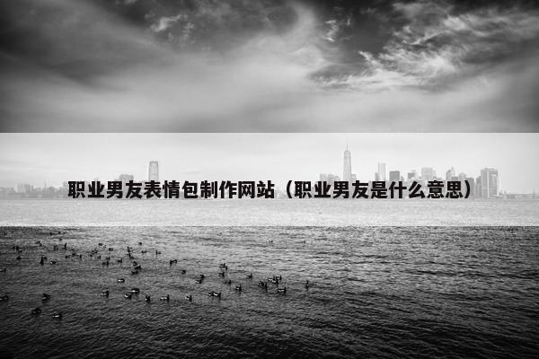 职业男友表情包制作网站（职业男友是什么意思）