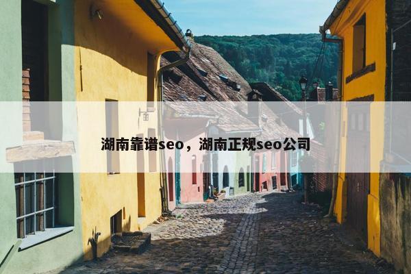 湖南靠谱seo，湖南正规seo公司
