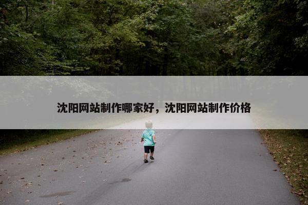 沈阳网站制作哪家好，沈阳网站制作价格