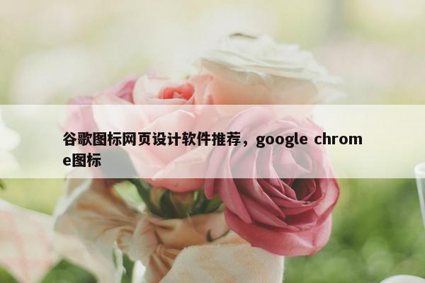 谷歌图标网页设计软件推荐，google chrome图标