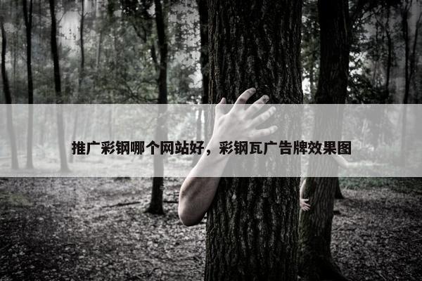 推广彩钢哪个网站好，彩钢瓦广告牌效果图