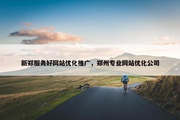 新郑服务好网站优化推广，郑州专业网站优化公司