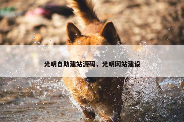 光明自助建站源码，光明网站建设