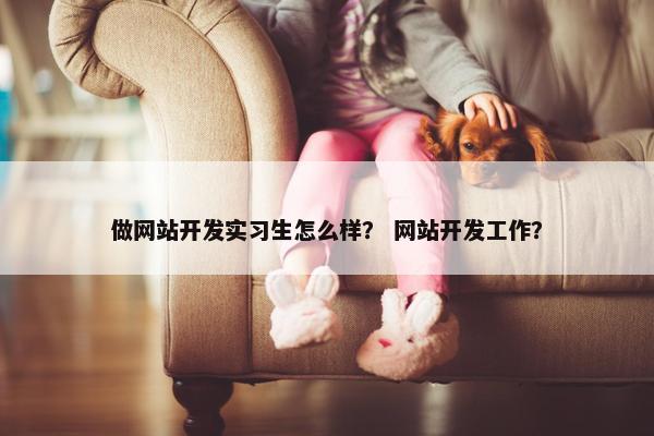 做网站开发实习生怎么样？ 网站开发工作？