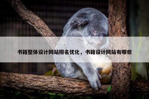 书籍整体设计网站排名优化，书籍设计网站有哪些