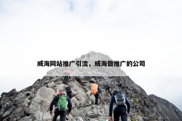 威海网站推广引流，威海做推广的公司