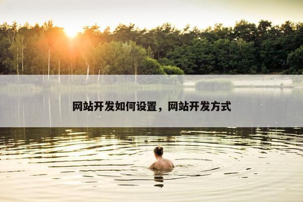 网站开发如何设置，网站开发方式